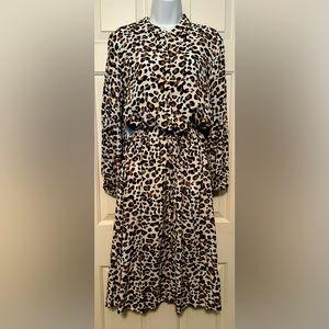 Animal print dress